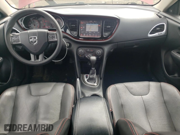 2015 Dodge Dart SXT with VIN 1C3CDFBB3FD242726, listed as a Copart auction lot 62867095 with 133,339 mi miles and Salvage title. Bid and sale history available at DreamBid. Image 8.