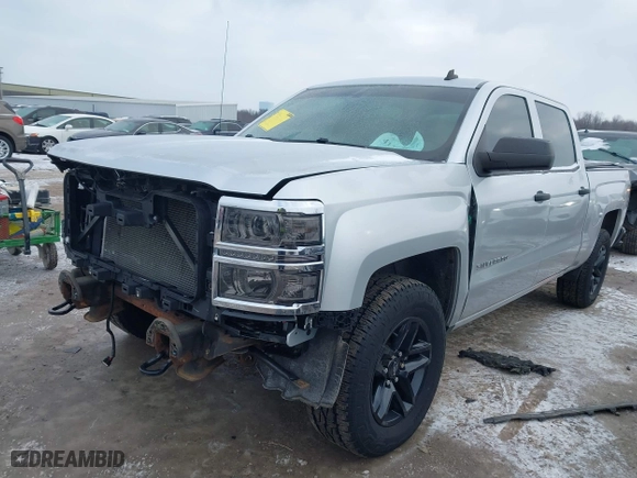 2014 Chevrolet Silverado 1500 LT with VIN 3GCUKREC7EG314914, listed as a IAAI auction lot 41368651 with 133,172 mi miles. Bid and sale history available at carsss.com. Image 2.