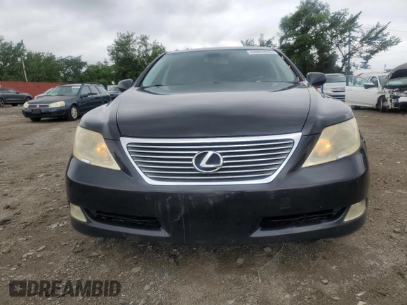 2008 Lexus LS 460 with VIN JTHBL46F485059066, listed as a Copart auction lot 64803835 with 198,520 mi miles and Salvage title. Bid and sale history available at DreamBid. Image 5.