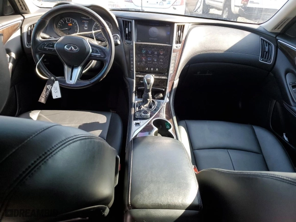 2018 Infiniti Q50 3.0t SPORT with VIN JN1EV7AR7JM435687, listed as a Copart auction lot 47299845 with NaN miles and Salvage Title. Bid and sale history available at carsss.com. Image 8.