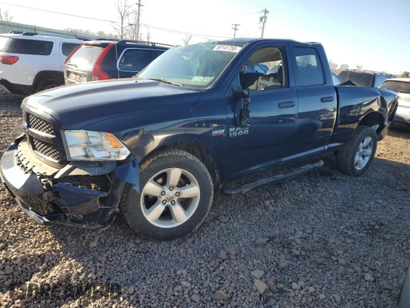 2014 Ram 1500 Tradesman with VIN 1C6RR7FT4ES321761, listed as a Copart auction lot 50141755 with 48,058 mi miles and Salvage Title. Bid and sale history available at carsss.com. Image 1.