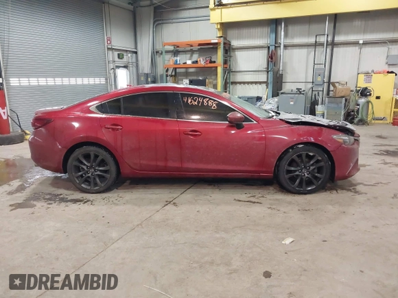 2016 Mazda Mazda6 i Grand Touring with VIN JM1GJ1W54G1432681, listed as a IAAI auction lot 41624888 with 100,410 mi miles. Bid and sale history available at carsss.com. Image 13.