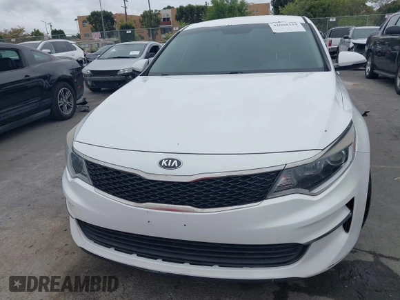 2016 Kia Optima LX with VIN 5XXGT4L32GG047624, listed as a IAAI auction lot 42068219 with 114,316 mi miles. Bid and sale history available at carsss.com. Image 6.