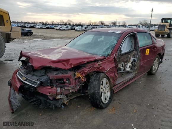 2010 Chevrolet Impala LT with VIN 2G1WB5EK9A1181643, listed as a Copart auction lot 86568984 with 126,555 mi miles and Salvage Title. Bid and sale history available at carsss.com. Image 1.