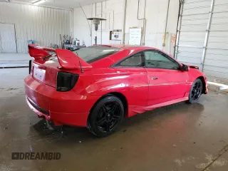 2002 Toyota Celica GT with VIN JTDDR32TX20112016, listed as a Copart auction lot 80249374 with 353,834 mi miles and Salvage Title. Bid and sale history available at carsss.com. Image 3.