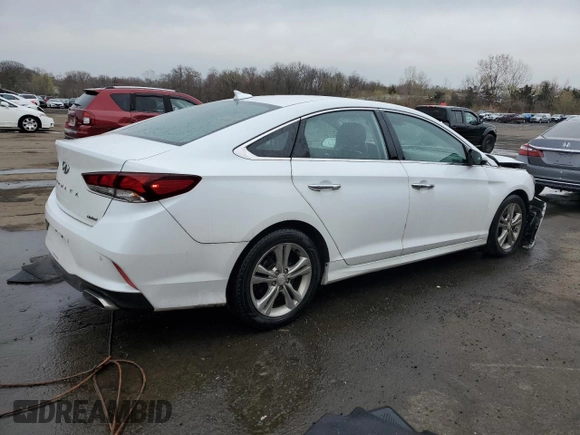 2018 Hyundai Sonata Sport with VIN 5NPE34AF1JH604328, listed as a Copart auction lot 53252525 with 80,276 mi miles and Salvage Title. Bid and sale history available at carsss.com. Image 3.