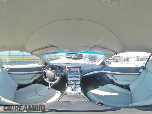 2015 Infiniti Q60 with VIN JN1CV6FE7FM810508, listed as a Copart auction lot 63295685 with 60,154 mi miles and Salvage title. Bid and sale history available at DreamBid. Image 14.