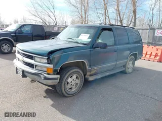 1995 Chevrolet Tahoe with VIN 1GNEK13K7SJ396709, listed as a IAAI auction lot 41776923 with 183,877 mi miles. Bid and sale history available at carsss.com. Image 2.