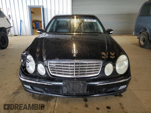 2005 Mercedes-Benz E-Class 3.2L with VIN WDBUF65JX5A606863, listed as a Copart auction lot 49129635 with 216,795 mi miles and Salvage Title. Bid and sale history available at carsss.com. Image 5.
