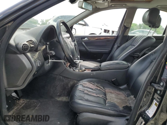 2007 Mercedes-Benz C with VIN WDBRF87J47F856748, listed as a Copart auction lot 56274605 with 165,551 mi miles and Salvage title. Bid and sale history available at DreamBid. Image 7.
