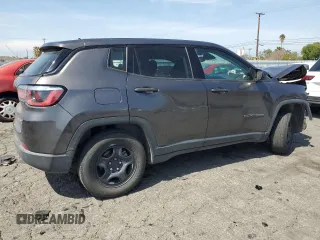 2018 Jeep Compass Sport with VIN 3C4NJCAB3JT194368, listed as a Copart auction lot 54204525 with 108,364 mi miles and Salvage title. Bid and sale history available at DreamBid. Image 3.