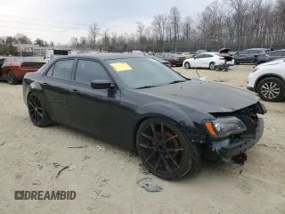 2014 Chrysler 300 with VIN 2C3CCABG7EH222370, listed as a Copart auction lot 46653055 with 121,983 mi miles and Salvage Title. Bid and sale history available at carsss.com. Image 4.