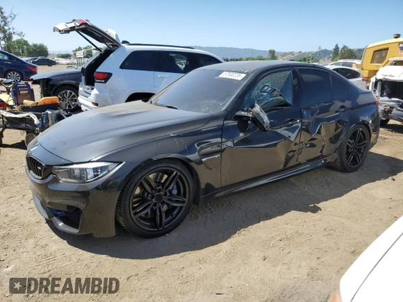 2018 BMW M3 with VIN WBS8M9C50J5K98422, listed as a Copart auction lot 57500235 with 62,915 mi miles and Salvage title. Bid and sale history available at DreamBid. Image 1.