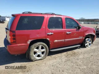 2013 Chevrolet Tahoe LTZ with VIN 1GNSCCE09DR343537, listed as a Copart auction lot 47548715 with 171,692 mi miles and Salvage title. Bid and sale history available at DreamBid. Image 3.