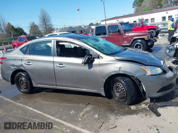 2015 Nissan Sentra SV with VIN 3N1AB7AP7FY237394, listed as a IAAI auction lot 41856164 with Not Provided miles and . Bid and sale history available at DreamBid. Image 13.
