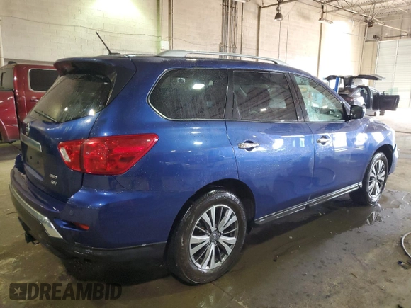 2018 Nissan Pathfinder S with VIN 5N1DR2MM6JC640323, listed as a Copart auction lot 48325605 with 110,515 mi miles and Clean Title. Bid and sale history available at DreamBid. Image 3.