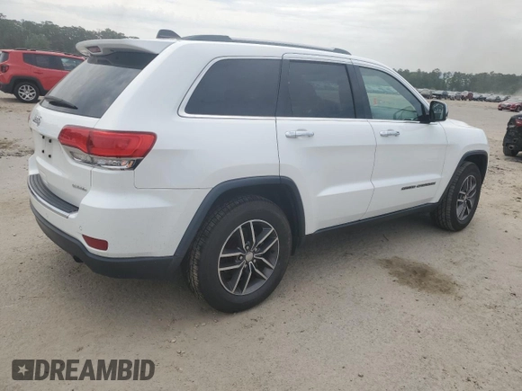 2018 Jeep Grand Cherokee Limited with VIN 1C4RJEBG0JC380744, listed as a Copart auction lot 55700215 with 89,157 mi miles and Salvage title. Bid and sale history available at DreamBid. Image 3.