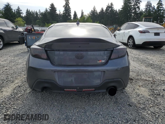 2023 Toyota 86 with VIN JF1ZNBB13P9762566, listed as a Copart auction lot 60736085 with 13,589 mi miles and Salvage title. Bid and sale history available at DreamBid. Image 6.
