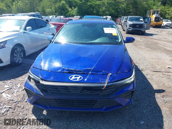 2024 Hyundai Elantra SEL with VIN KMHLM4DG9RU751809, listed as a IAAI auction lot 42146662 with 8,942 mi miles and . Bid and sale history available at DreamBid. Image 12.