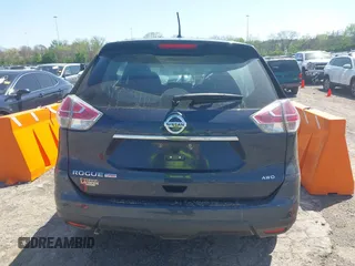 2015 Nissan Rogue SL with VIN 5N1AT2MV9FC896489, listed as a IAAI auction lot 41971675 with Not Provided miles. Bid and sale history available at carsss.com. Image 16.