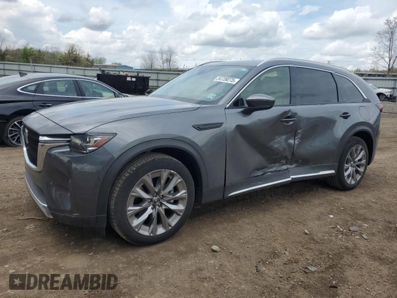 2024 Mazda CX-90 Premium z VIN JM3KKDHD2R1168478, wystawiony jako Copart lot #54739275 z przebiegiem 19 520 mil mil oraz Szkoda całkowita • Salvage title. Historia ofert i sprzedaży dostępna na DreamBid. Obrazek 1.