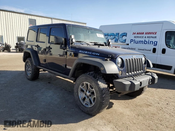 2013 Jeep Wrangler Unlimited Rubicon with VIN 1C4BJWFG5DL594280, listed as a Copart auction lot 46021265 with 117,102 mi miles and Salvage Title. Bid and sale history available at carsss.com. Image 4.