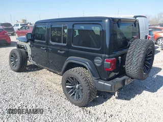 2021 Jeep Wrangler Unlimited Sahara with VIN 1C4HJXEG4MW650547, listed as a IAAI auction lot 42052146 with 26,983 mi miles and . Bid and sale history available at DreamBid. Image 3.