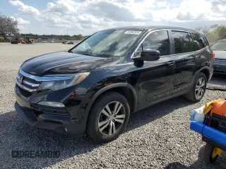 2016 Honda Pilot EX-L with VIN 5FNYF6H54GB059987, listed as a Copart auction lot 54983995 with 157,879 mi miles and Salvage title. Bid and sale history available at DreamBid. Image 1.