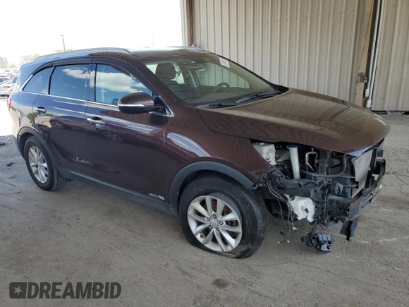2016 Kia Sorento LX with VIN 5XYPGDA5XGG043731, listed as a Copart auction lot 53888025 with 129,067 mi miles and Salvage title. Bid and sale history available at DreamBid. Image 4.