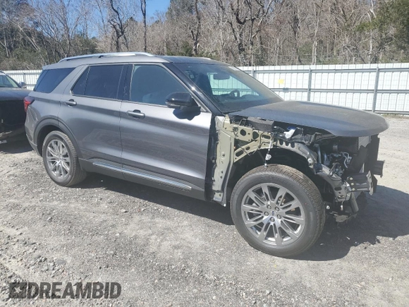 2025 Ford Explorer z VIN 1FMUK7HH8SGA42632, wystawiony jako Copart lot #46308475 z przebiegiem 470 mil mil oraz Szkoda całkowita • Salvage title. Historia ofert i sprzedaży dostępna na DreamBid. Obrazek 4.