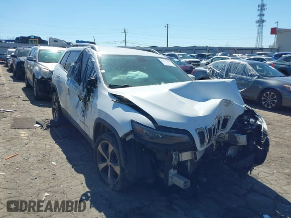 2019 Jeep Cherokee Limited with VIN 1C4PJLDB1KD302241, listed as a IAAI auction lot 41757620 with 164,915 mi miles and . Bid and sale history available at DreamBid. Image 1.