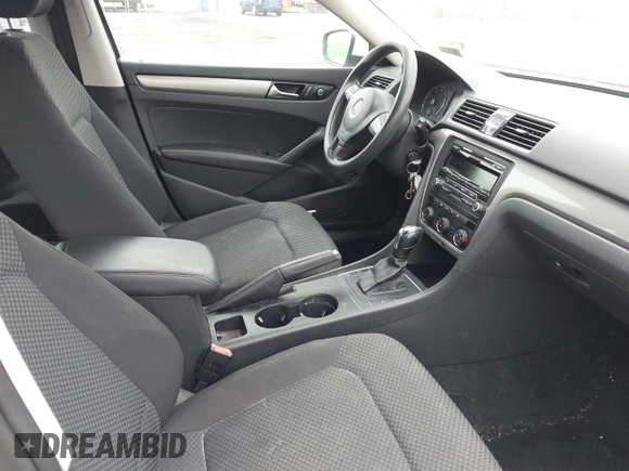2013 Volkswagen Passat S with VIN 1VWAP7A32DC032497, listed as a IAAI auction lot 41928869 with 215,220 mi miles and . Bid and sale history available at DreamBid. Image 5.