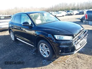 2019 Audi Q5 Premium with VIN WA1ANAFY7K2043454, listed as a IAAI auction lot 41620464 with 57,516 mi miles. Bid and sale history available at carsss.com. Image 1.