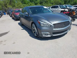 2016 Infiniti Q70 with VIN JN1BY1PP2GM630697, listed as a IAAI auction lot 41997049 with 145,788 mi miles and . Bid and sale history available at DreamBid. Image 1.