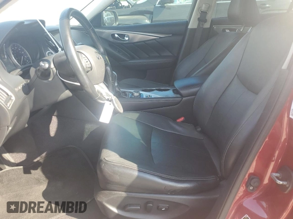 2015 Infiniti Q50 with VIN JN1BV7AP7FM340331, listed as a Copart auction lot 71218624 with 90,675 mi miles and Salvage title. Bid and sale history available at DreamBid. Image 7.