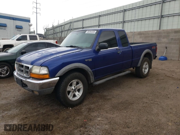 2003 Ford Ranger XL Fleet with VIN 1FTZR45E03PA09155, listed as a Copart auction lot 60283335 with 219,406 mi miles and Salvage title. Bid and sale history available at DreamBid. Image 1.