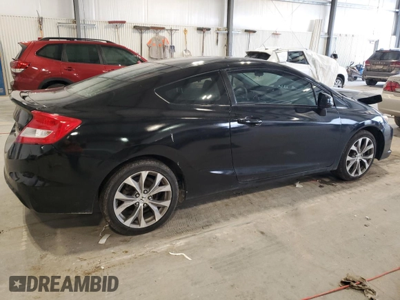 2012 Honda Civic Si with VIN 2HGFG4A53CH708655, listed as a Copart auction lot 55245035 with 141,209 mi miles and Salvage title. Bid and sale history available at DreamBid. Image 3.