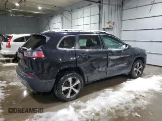 2019 Jeep Cherokee Limited with VIN 1C4PJMDX0KD395092, listed as a Copart auction lot 84026464 with 85,675 mi miles and Salvage title. Bid and sale history available at DreamBid. Image 3.