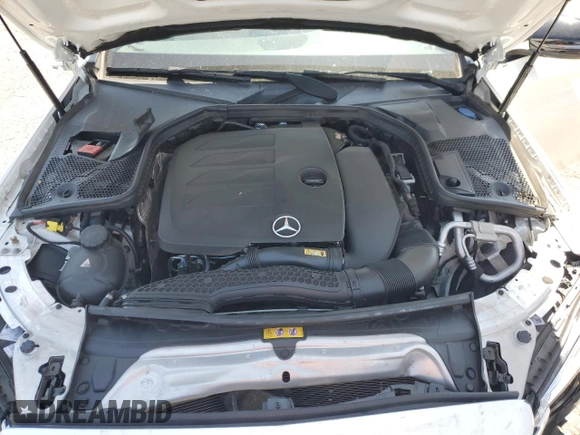 2021 Mercedes-Benz C 300 with VIN W1KWF8DB8MR618693, listed as a Copart auction lot 59123095 with 29,877 mi miles and Salvage title. Bid and sale history available at DreamBid. Image 11.