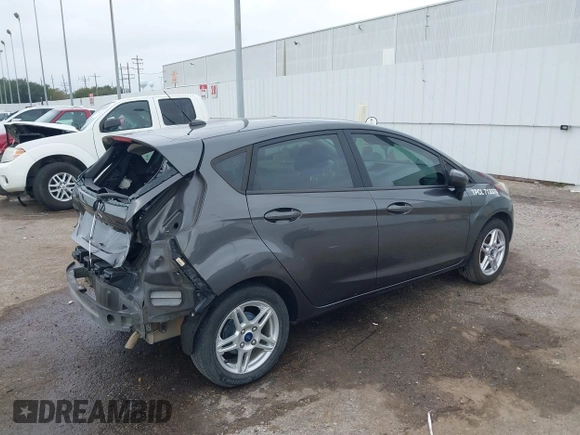 2019 Ford Fiesta SE with VIN 3FADP4EJ7KM159545, listed as a IAAI auction lot 40843810 with 109,578 mi miles. Bid and sale history available at carsss.com. Image 4.
