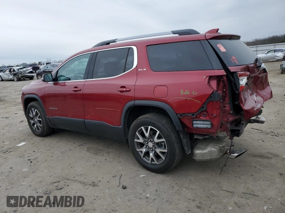 2020 GMC Acadia SLE with VIN 1GKKNKLS8LZ154690, listed as a Copart auction lot 43433925 with 67,447 mi miles and Salvage Title. Bid and sale history available at DreamBid. Image 2.