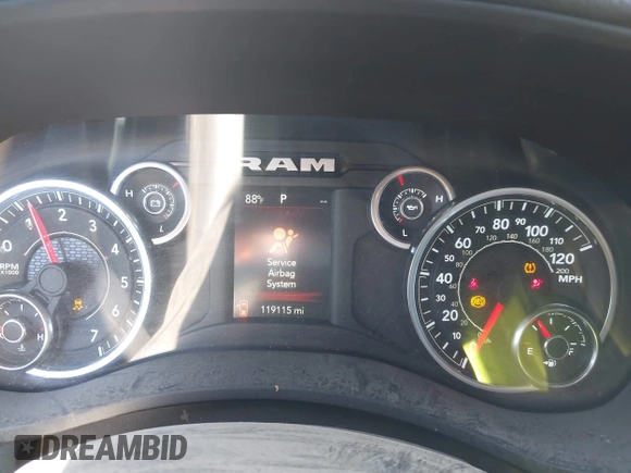 2021 Ram 2500 Big Horn with VIN 3C6UR5DJ5MG600500, listed as a IAAI auction lot 42338348 with 119,115 mi miles and . Bid and sale history available at DreamBid. Image 7.