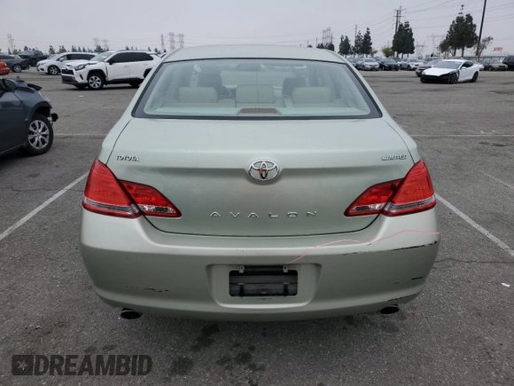 2007 Toyota Avalon XL with VIN 4T1BK36B17U189947, listed as a Copart auction lot 55127595 with 93,903 mi miles and Salvage Title. Bid and sale history available at DreamBid. Image 6.