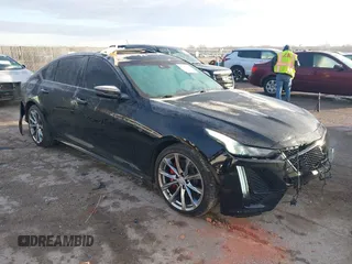 2020 Cadillac CT5 Sport with VIN 1G6DU5RK7L0129819, listed as a IAAI auction lot 41290224 with 38,504 mi miles. Bid and sale history available at carsss.com. Image 1.