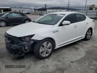 2016 Kia Optima Hybrid EX with VIN KNAGN4AD3G5098640, listed as a Copart auction lot 44230215 with 100,286 mi miles and Salvage Title. Bid and sale history available at carsss.com. Image 1.