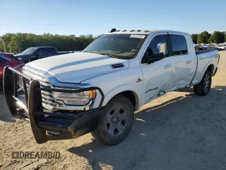 2021 Ram 2500 Longhorn with VIN 3C6UR5PL6MG626147, listed as a Copart auction lot 69408753 with 52,363 mi miles and Salvage title. Bid and sale history available at DreamBid. Image 1.