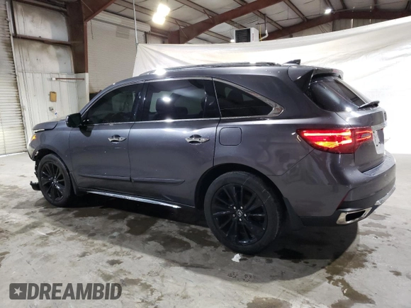2017 Acura MDX w/Advance Pkg with VIN 5FRYD4H82HB012431, listed as a Copart auction lot 82156564 with 88,397 mi miles and Clean Title. Bid and sale history available at carsss.com. Image 2.
