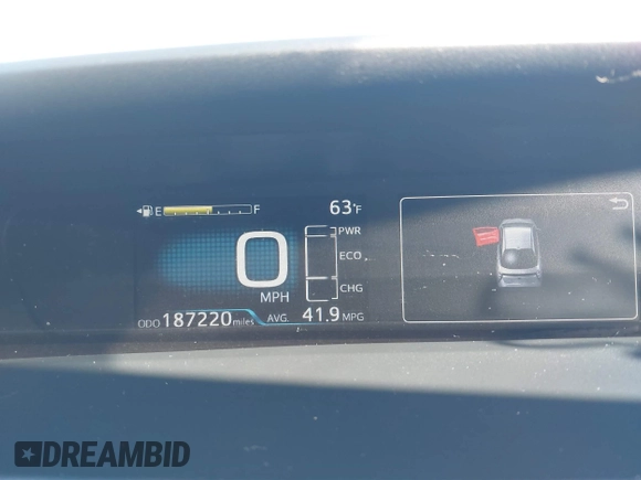 2016 Toyota Prius Two z VIN JTDKBRFU9G3507845, wystawiony jako IAAI lot #42410176 z przebiegiem 187 220 mil mil oraz . Historia ofert i sprzedaży dostępna na DreamBid. Obrazek 7.