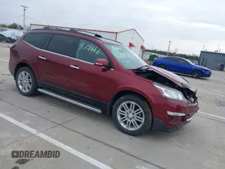 2015 Chevrolet Traverse LT with VIN 1GNKRGKD9FJ353094, listed as a IAAI auction lot 41701666 with 89,727 mi miles. Bid and sale history available at carsss.com. Image 1.