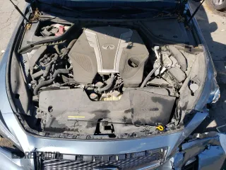 2016 Infiniti Q50 Red Sport 400 with VIN JN1FV7AR2GM451406, listed as a Copart auction lot 72990594 with Not Provided miles and Salvage Title. Bid and sale history available at DreamBid. Image 11.